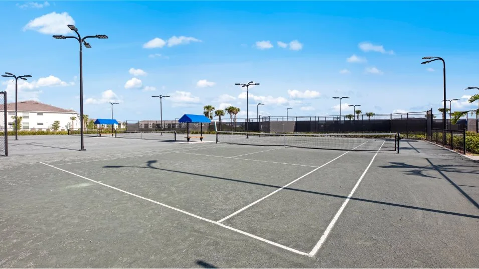 Tennis courts at The National
